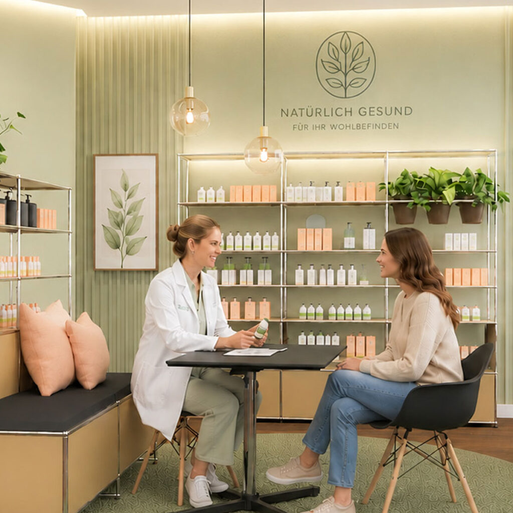 Detailplanung im Apotheken-Design